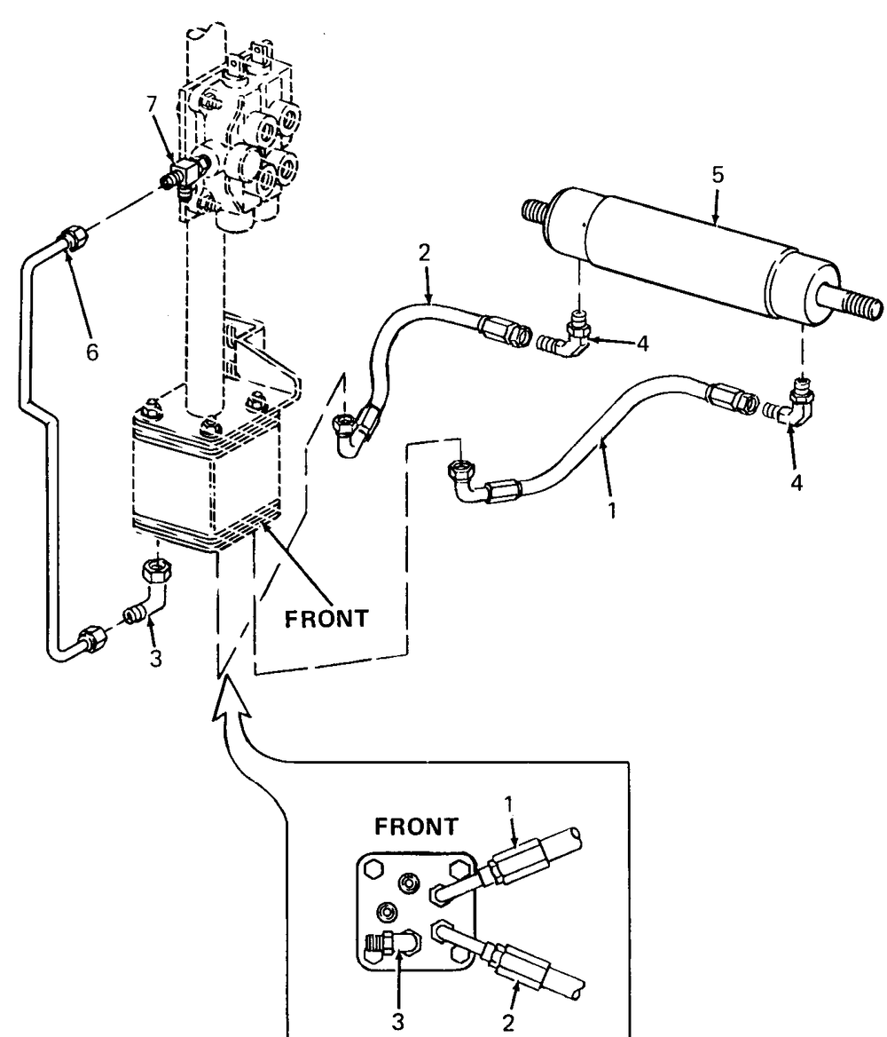 Power Steering Hydraulics Diagram and Parts List for 1872 2072-756300-799999-147730100-148720100-148730100-149720100-149730100 Cub Cadet Lawn Tractor